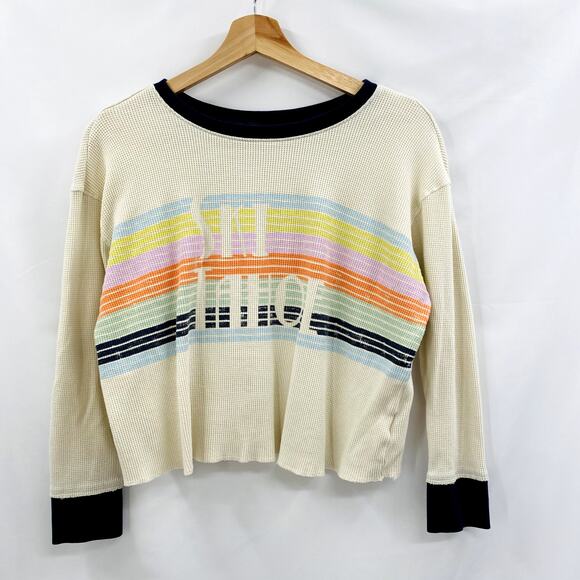 Anthropologie Ski Tahoe graphic waffle knit thermal - Picture 2 of 6